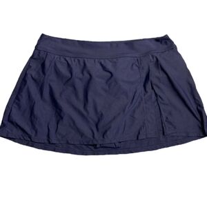 NWT Anne Cole Limited Edition Ladies Banded Side Slit Skirted Swim Bottom